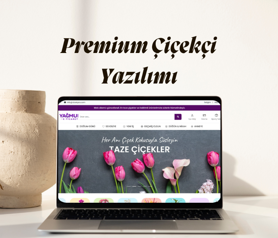 Çiçekçi E-Ticaret Yazılımı